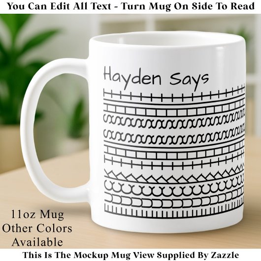 Mug Merde Cachée Message 144BW Drôle de Bureau