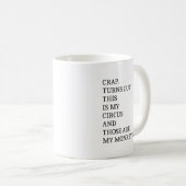 Mug Merde. Il S'Avère Que C'Est Mon Cirque Et Ce Sont (Devant droit)