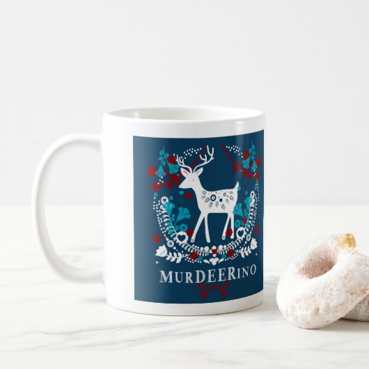 Mug MerDEERino : Murderino + Cerfs communs (Avec donut)
