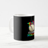 Mug Mère Art Baseball Mama Anniversaire (Devant gauche)