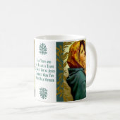 Mug Mère bénie tenant la branche de Jésus d'enfant (Devant droit)