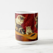 Mug Mère Chat et chatons Jouer avec la guitare (Centre)