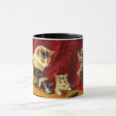 Mug Mère Chat et chatons Jouer avec la guitare (Centre)