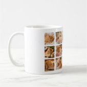 Mug Mère chat maman photo collage blanc noir (Gauche)