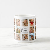 Mug Mère chienne maman photo collage blanc noir (Centre)