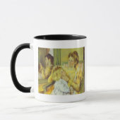 Mug Mère Comportant les cheveux de son enfant. 1901, M (Gauche)