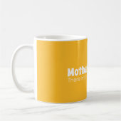 Mug Mère d'ados drôle jaune vif (Gauche)