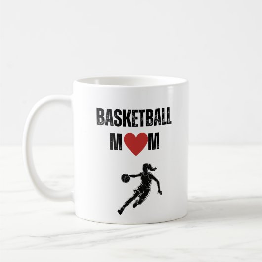 Mug Mère de basketteuse (joueuse féminine) (Gauche)