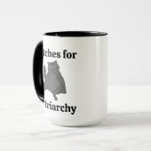 Mug Mère de chat féministe Astrologie Tarot Zodiaque S (Devant gauche)