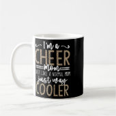 Mug Mère de cheerleading drôle imprimé léopard guépard (Gauche)