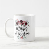 Mug Mère de conception de fleurs de mariage de douche (Gauche)
