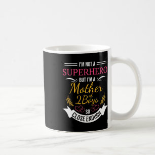 Mug Mère De Deux Garçons Drôle Tee Pour Maman Avec 2 F