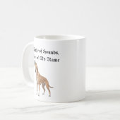 Mug Mère de Hounds, Prénom de mon nom (Devant gauche)