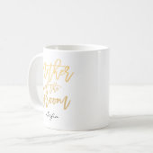 Mug Mère de la chambre à lettres personnalisées (Devant gauche)