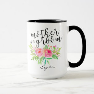 Mug Mère de la chambre Aquarelle Florale Personnalisée