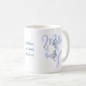 Mug Mère de la chambre Florale Lettre Mariage (Devant droit)