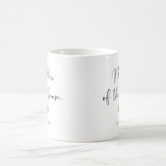 Mug Mère de la chambre | Script tendance et coeur (Centre)