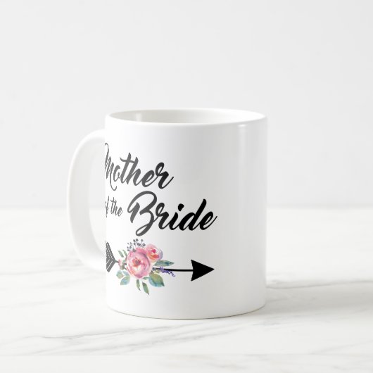 Mug Mère de la flèche de jeune mariée (Devant gauche)