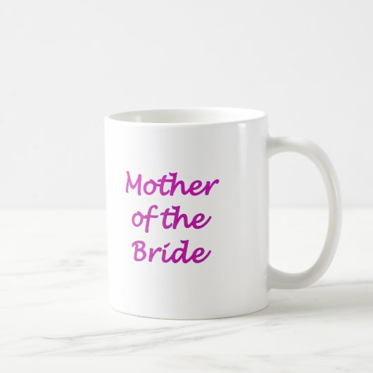 Mug Mère de la jeune mariée (Droite)