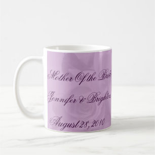Mug Mère de la jeune mariée - "beaux roses de lavande