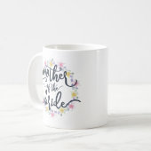 Mug Mère de la Mariage mariée Calligraphie | Musique (Devant gauche)
