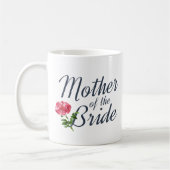 Mug Mère de la Mariage mariée Calligraphie | Musique (Gauche)