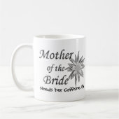 Mug Mère de la mariée a besoin de son correctif caféin (Gauche)