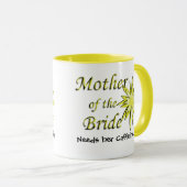 Mug Mère de la mariée drôle caféine Fixer (Devant droit)