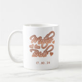 Mug Mère de la mariée Elégante Feminine Rose Gold (Gauche)