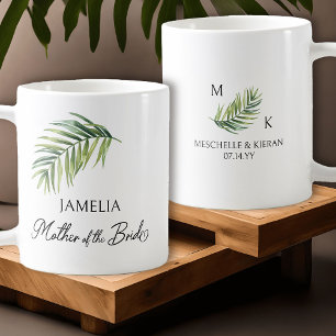 Mug Mère de la Mariée Feuille de Palmier Parent Mariag