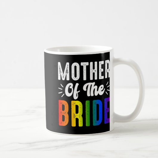 Mug Mère De La Mariée Gay Lesbienne Mariage Lgbt Fiert (Droite)