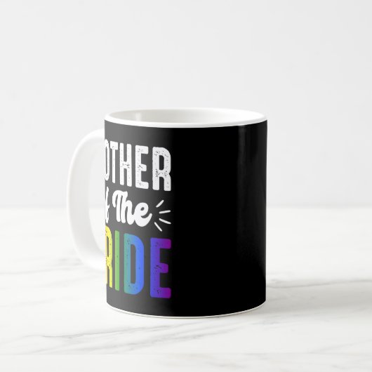 Mug Mère De La Mariée Gay Lesbienne Mariage Lgbt Pride (Devant gauche)