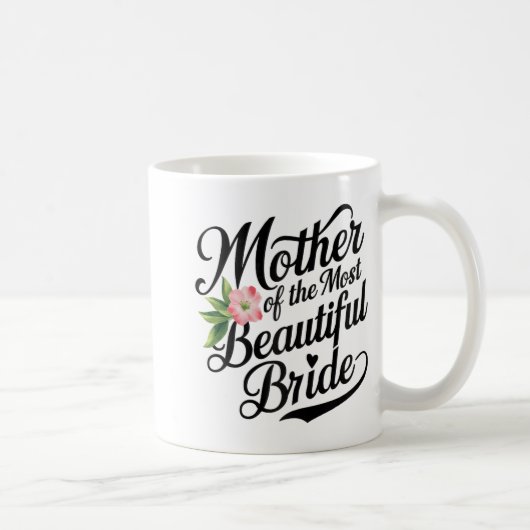 Mug Mère de la mariée la plus belle Cool tenue de mari (Droite)