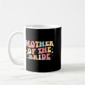 Mug Mère de la mariée Maman Rétro Groovy Enterrement d (Gauche)