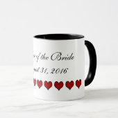 Mug Mère de la mariée | MARIAGE (Devant droit)