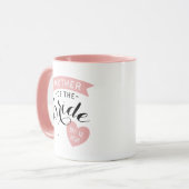 Mug Mère de la mariée personnalisée (Devant gauche)