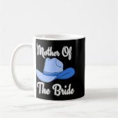 Mug Mère De La Mariée Western Mariage Bleu Cowboy Ha (Gauche)