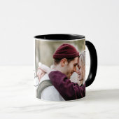 Mug Mère De La Salle Script Love Heart Photo (Devant droit)