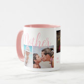 Mug Mère De L'Année Fête Des Mères Photo Collage (Devant gauche)