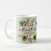 Mug Mère de l'aquarelle de jeune mariée florale (Gauche)