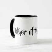 Mug Mère de mariage mariée blanc et noir (Devant gauche)