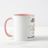 Mug Mère de Merci de chambre Appréciation Fleurs (Gauche)