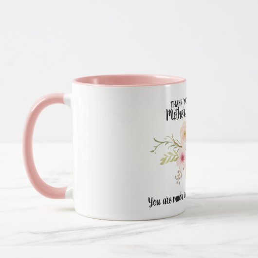 Mug Mère de Merci de chambre Appréciation Fleurs (Gauche)