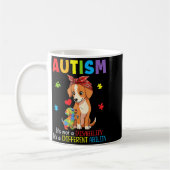 Mug Mère de sensibilisation à l'autisme Chien Capacité (Gauche)