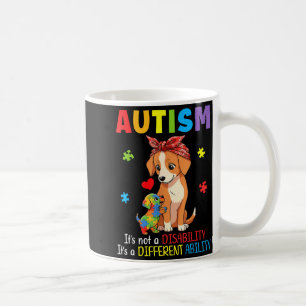 Mug Mère de sensibilisation à l'autisme Chien Capacité