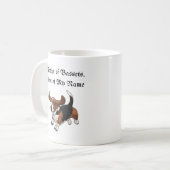 Mug Mère des actifs, Prénom de mon nom (Devant gauche)