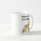 Mug Mère des Afghans, Prénom de mon nom (Devant droit)