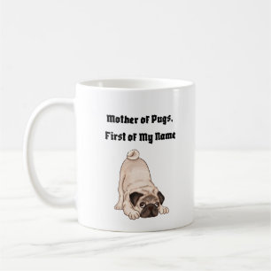 Mug Mère des Carlins, Prénom de mon nom