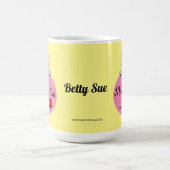 Mug Mère des chats Cute Grey Chat avec Rose Rouge (Centre)