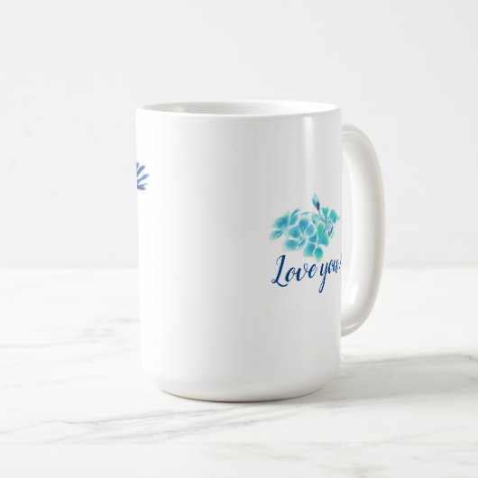 Mug Mère des colibris et des fleurs (Devant droit)